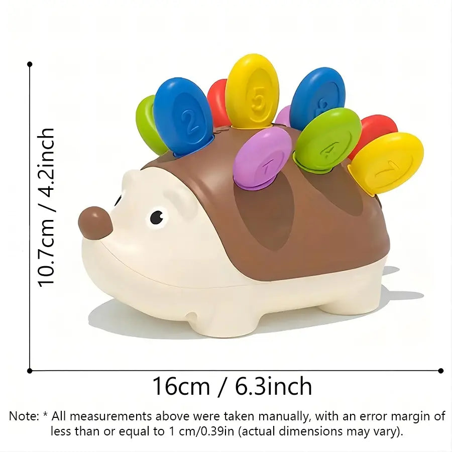 Fine Motor Toys for Toddlers, Multi Activity Playset, Hedgehog Learning Counting & Sorting Montessori Educational Sensory Toy, Development Sensory Gifts for Kids Boys Girls
